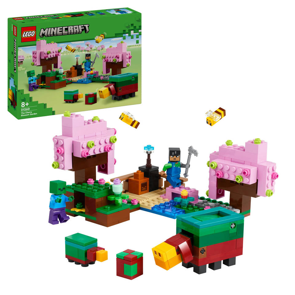 LEGO Minecraft de kersenbloesemtuin 21260