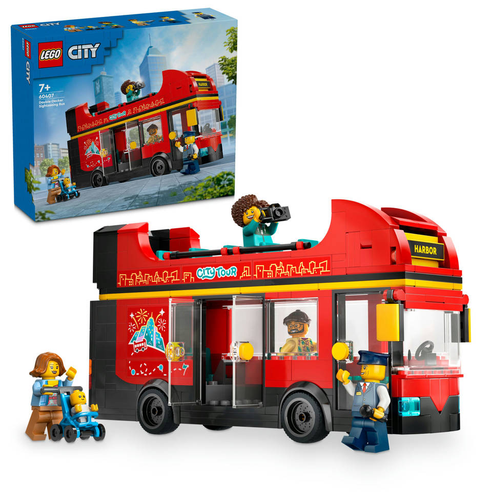 LEGO City toeristische rode dubbeldekker 60407
