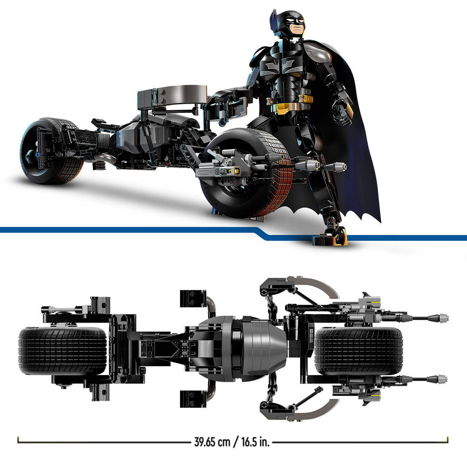 LEGO DC Batman: Batman bouwfiguur en de Bat-Pod motor 76273