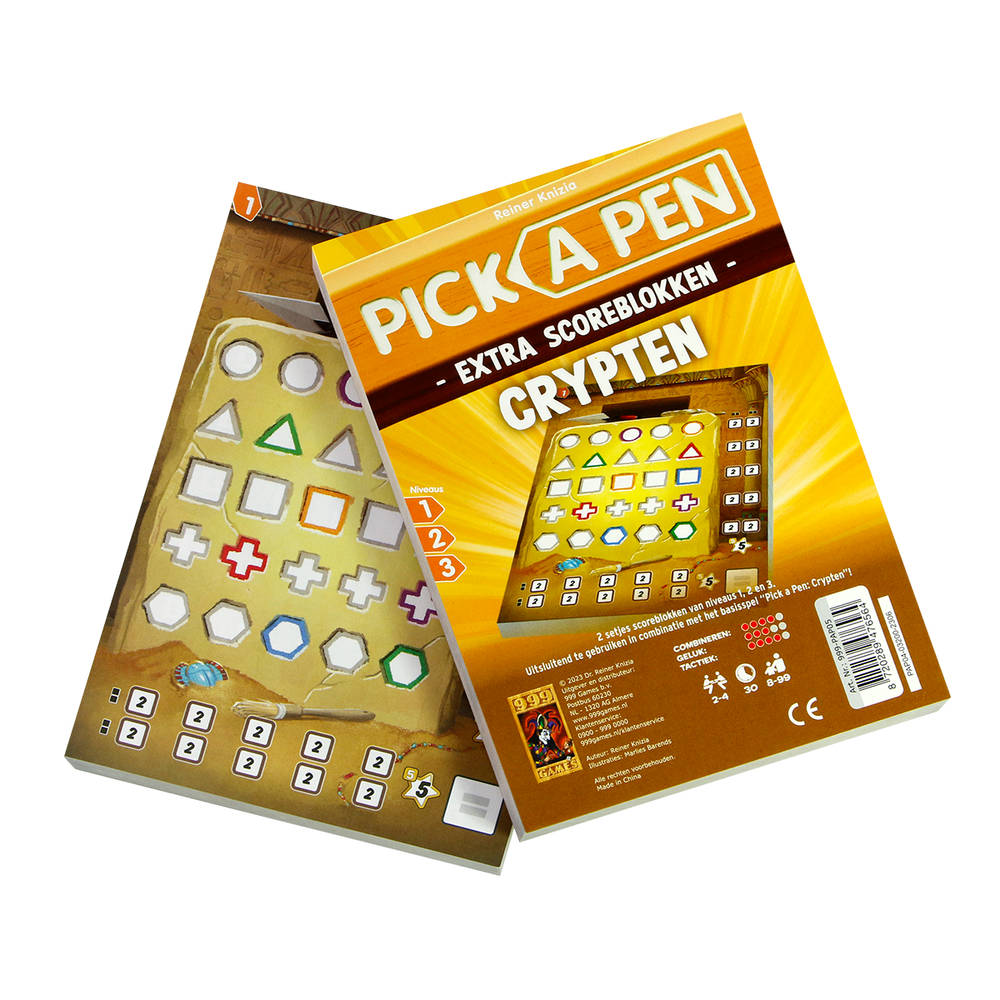Pick a Pen crypten scoreblokken