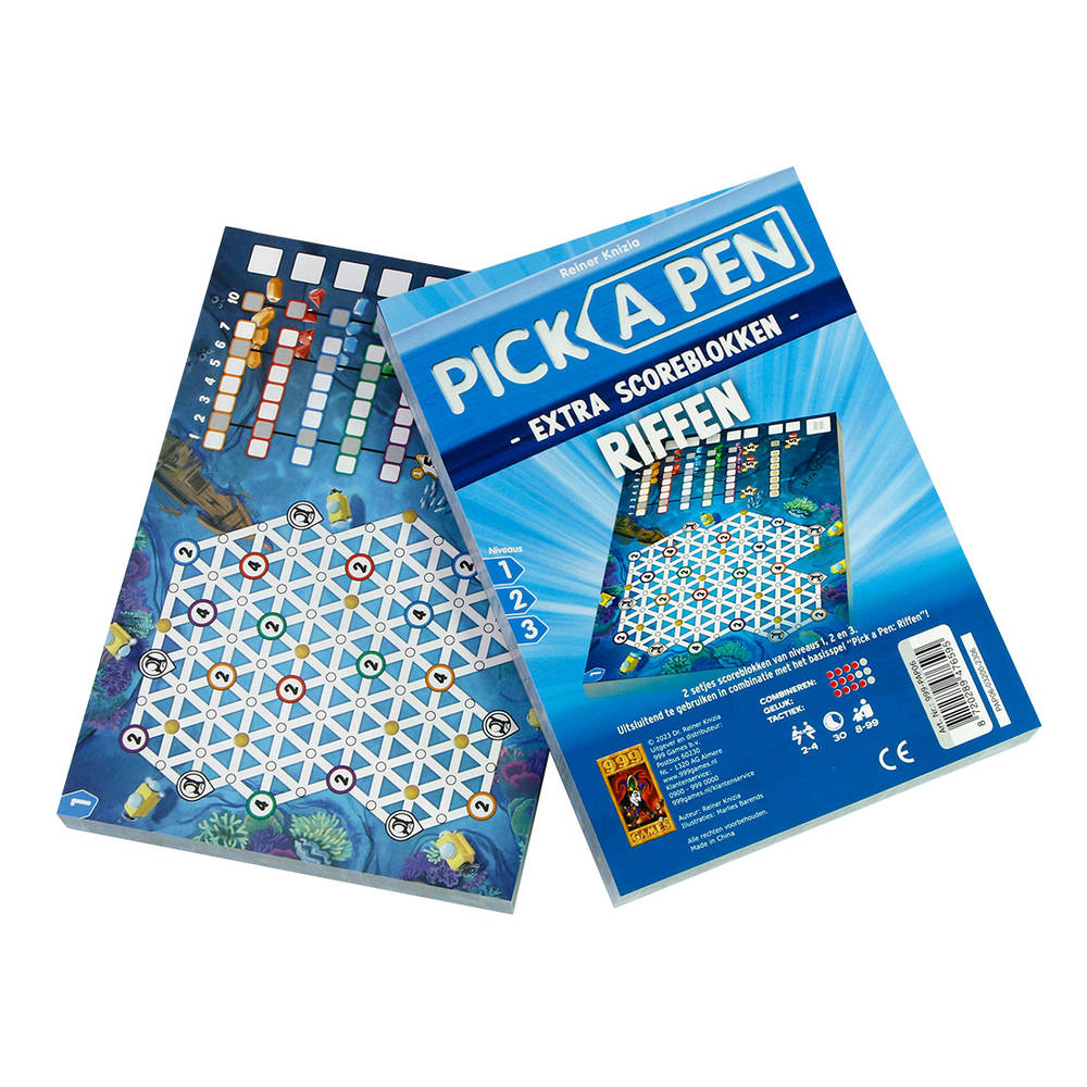 Pick a Pen riffen scoreblokken