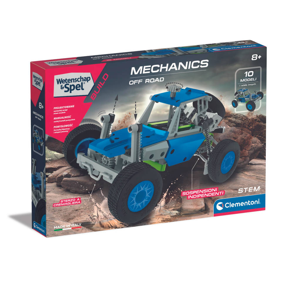 Clementoni Mechanics middelgroot mechanisch lab buggy