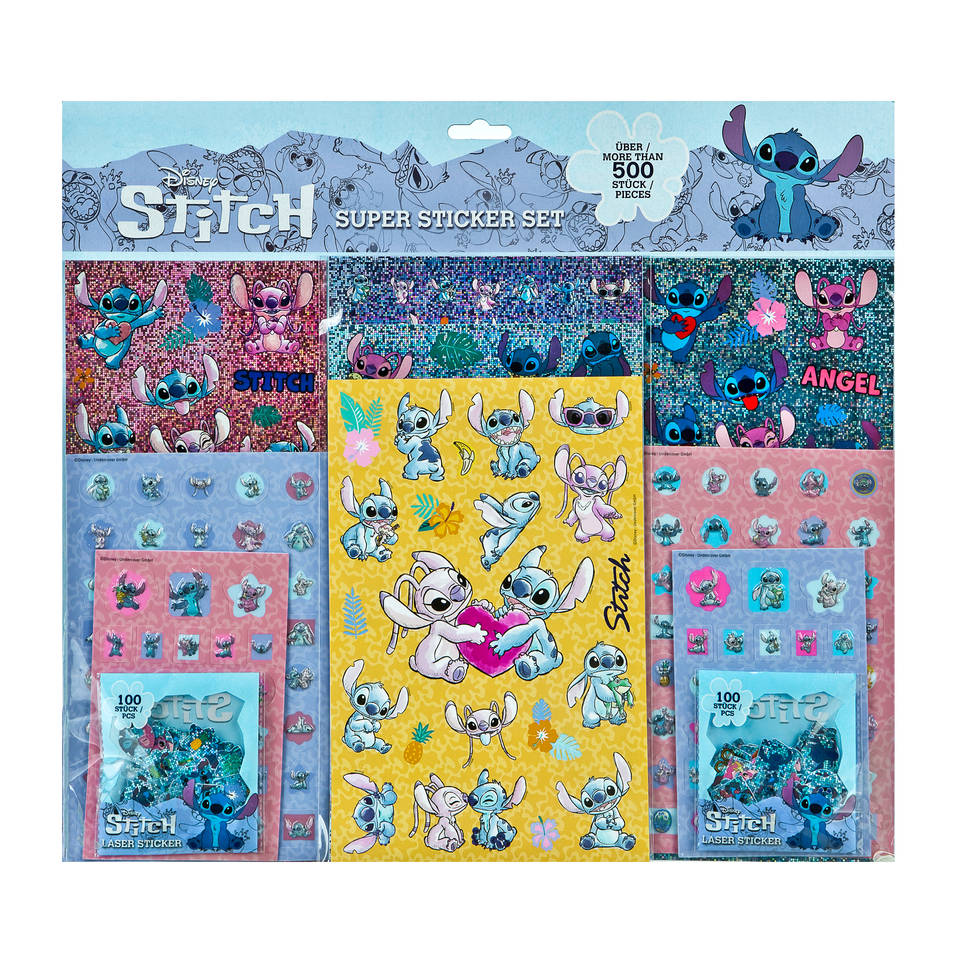 Stitch super stickerset