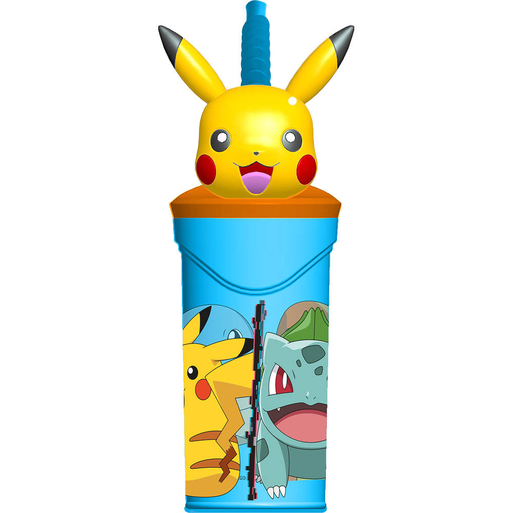 Pokémon 3D figuurbeker met rietje - 360 ml Main Image