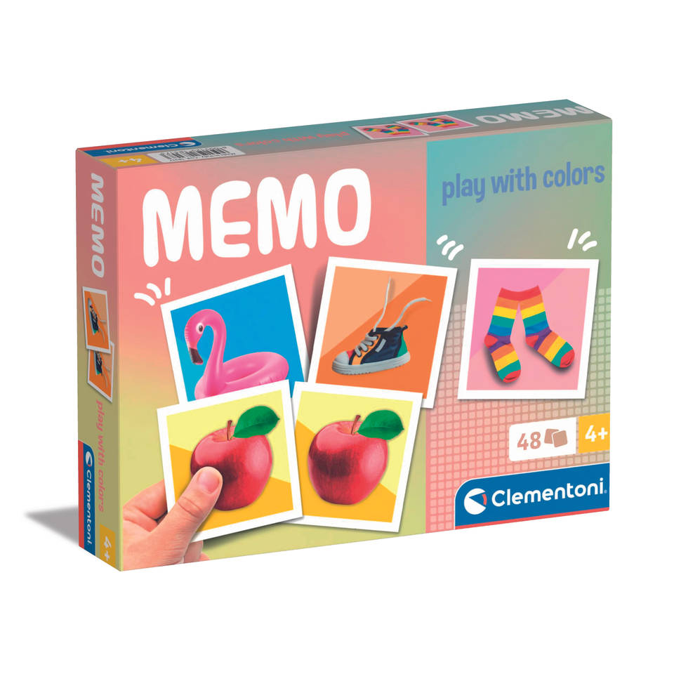Clementoni memo spelen met kleuren
