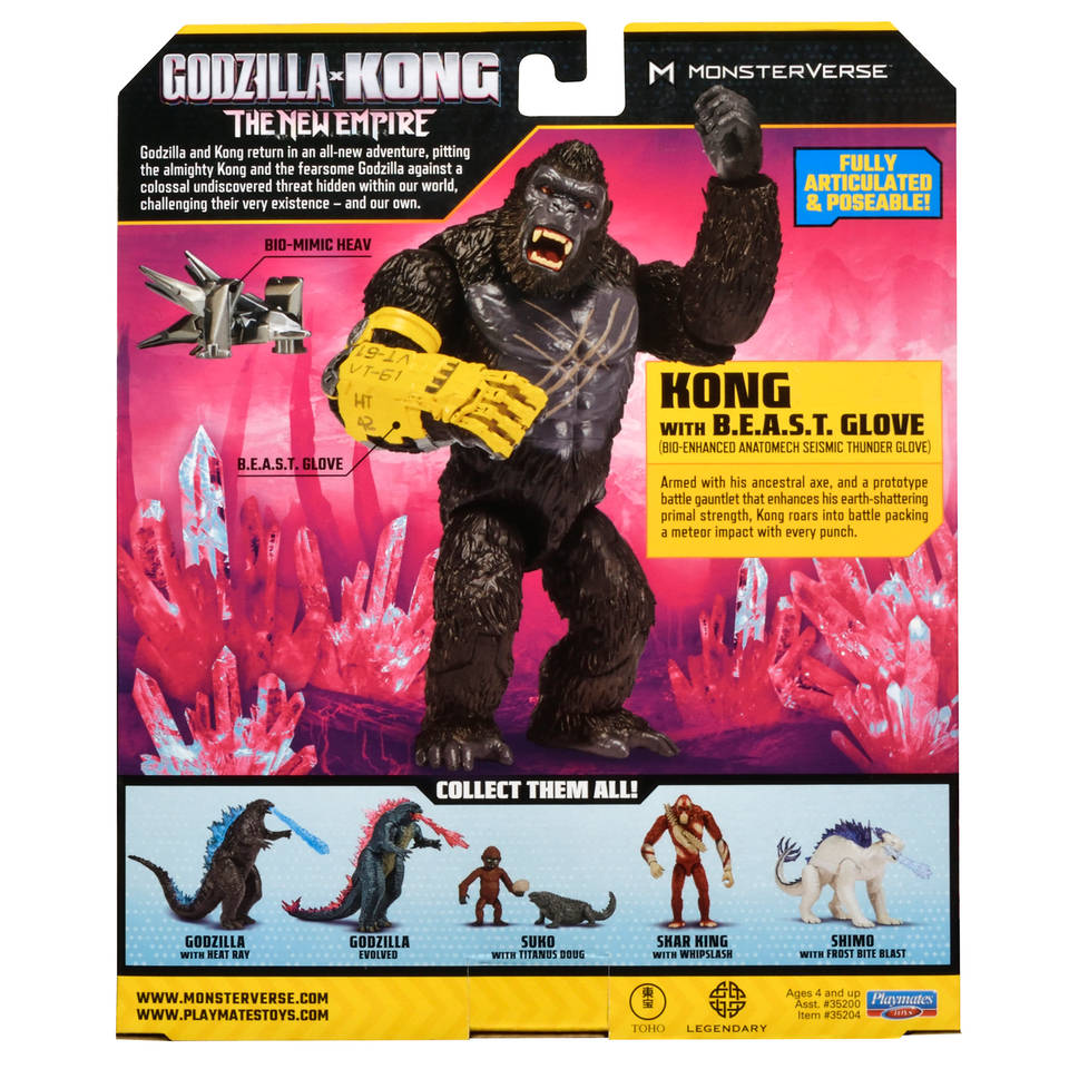 Godzilla x Kong The New Empire Kong met BEAST Glove actiefiguur