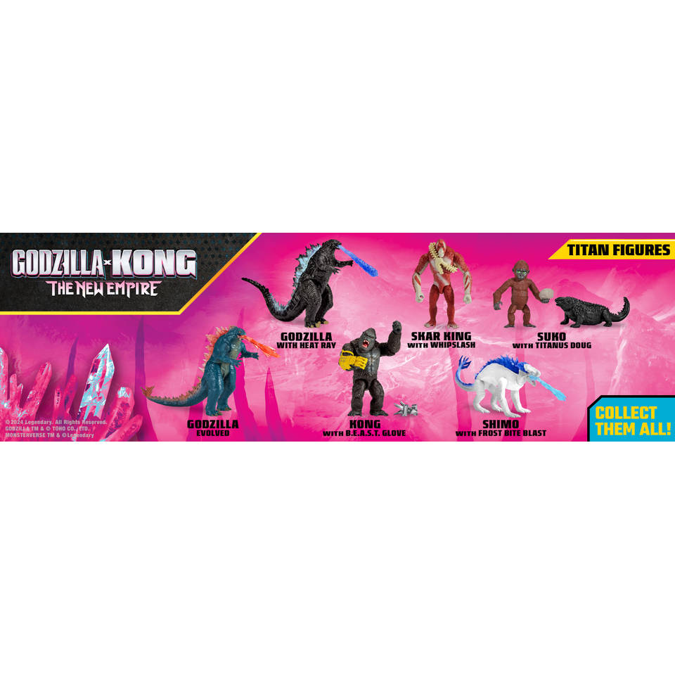 Godzilla x Kong The New Empire Skar King met Whipslash actiefiguur