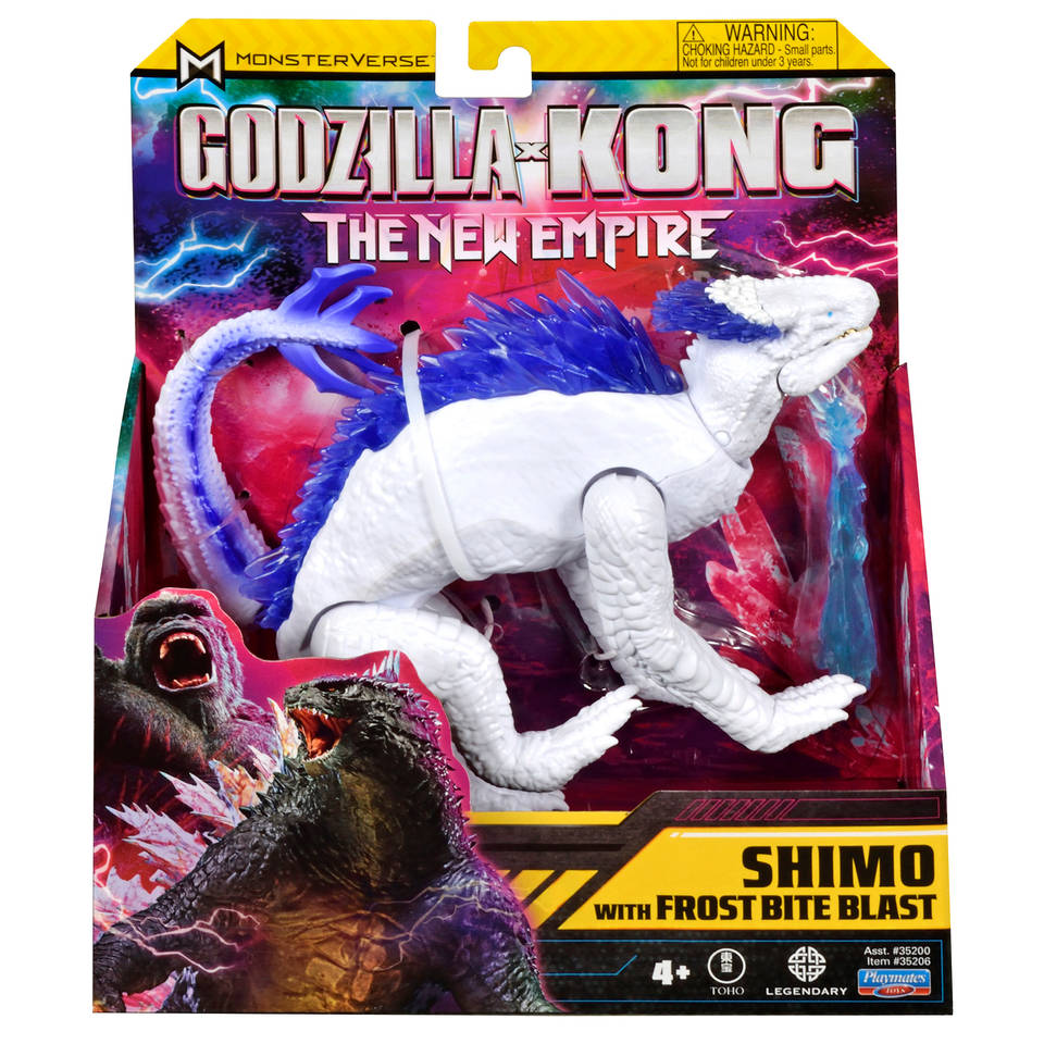 Godzilla x Kong The New Empire Shimo met Frost Bite Blast actiefiguur - 15 cm