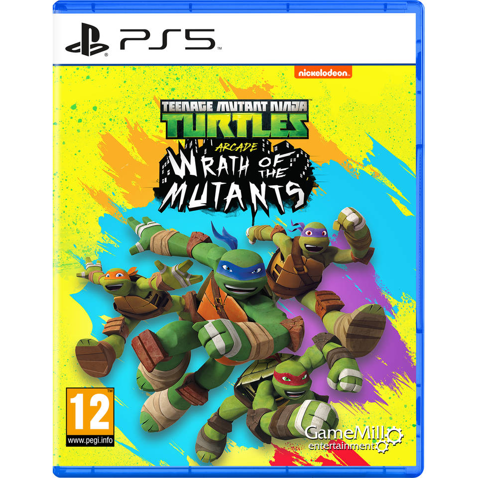 Teenage Mutant Ninja Turtles Arcade Wrath of the Mutants PS5 Main Image
