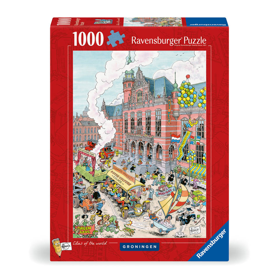 Ravensburger Cities of the World puzzel Groningen - 1000 stukjes