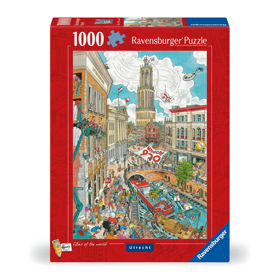 Ravensburger Cities of the World puzzel Utrecht - 1000 stukjes