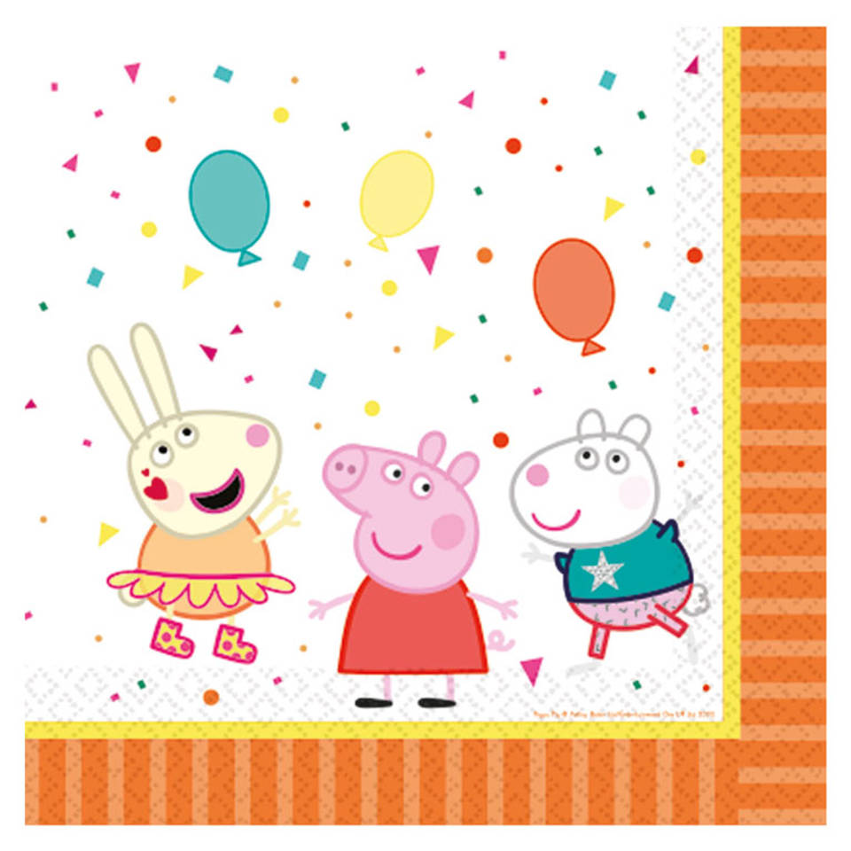 Peppa Pig servetten set 16-delig