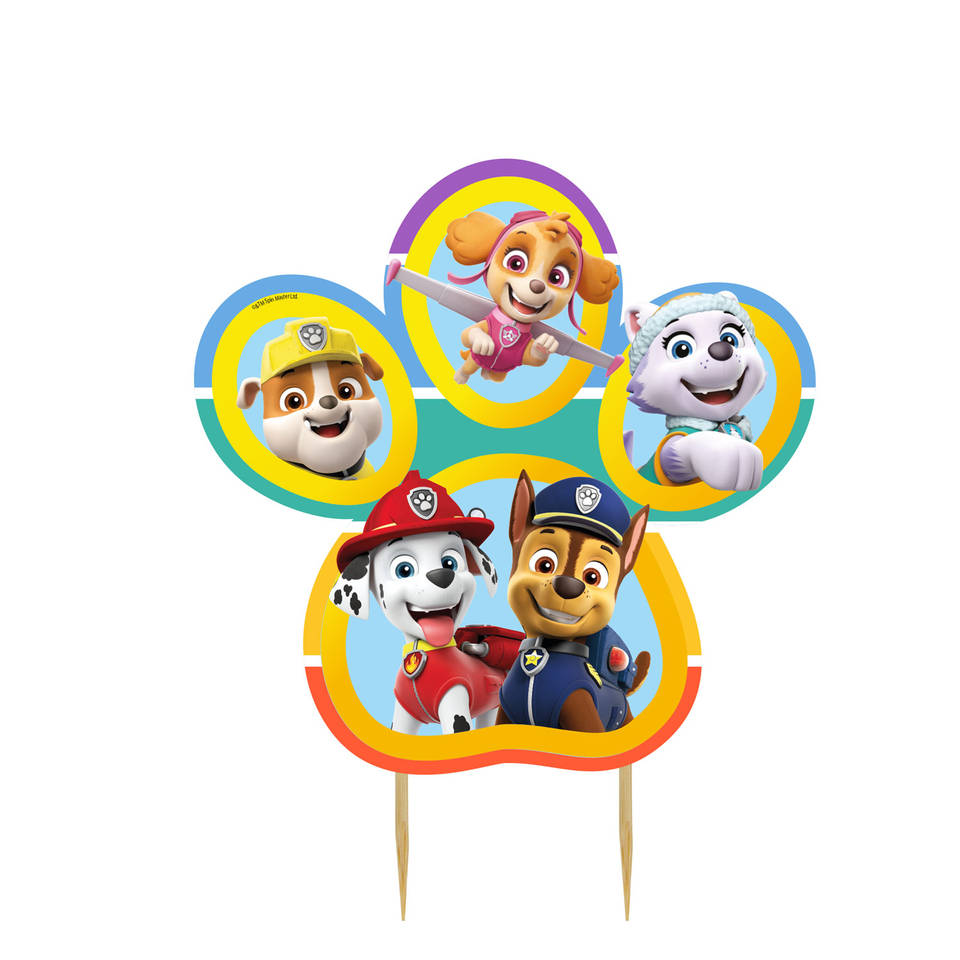 PAW Patrol taartkaarsjes - 4 stuks
