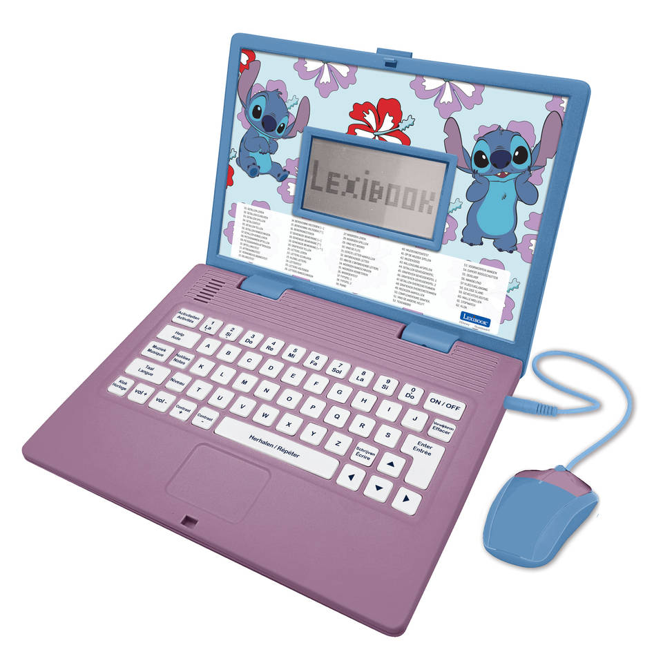 Disney Stitch tweetalige laptop met 124 activiteiten Main Image