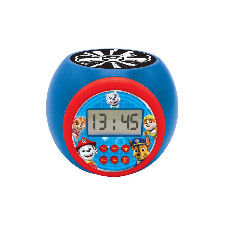 PAW Patrol projector wekker met LCD-scherm