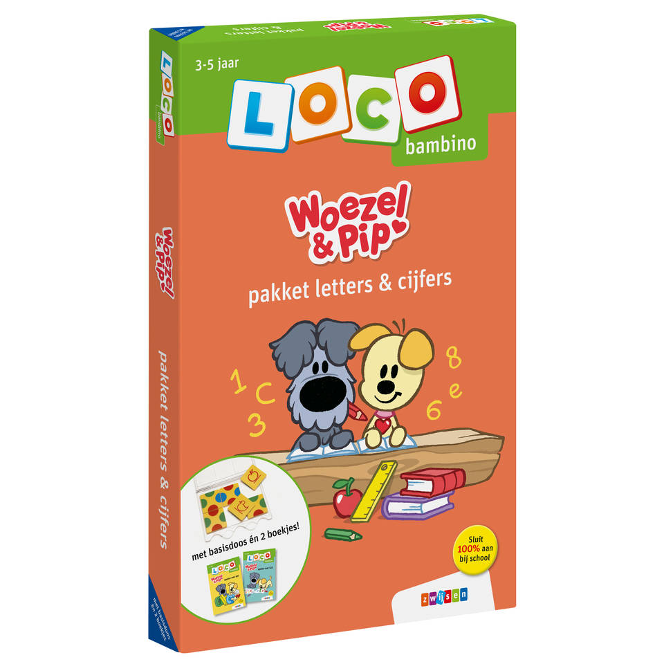 Loco bambino Woezel & Pip pakket letters & cijfers