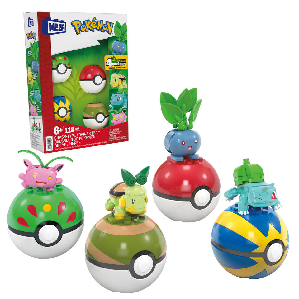 Mega Construx Pokémon grasaanval trainerteam