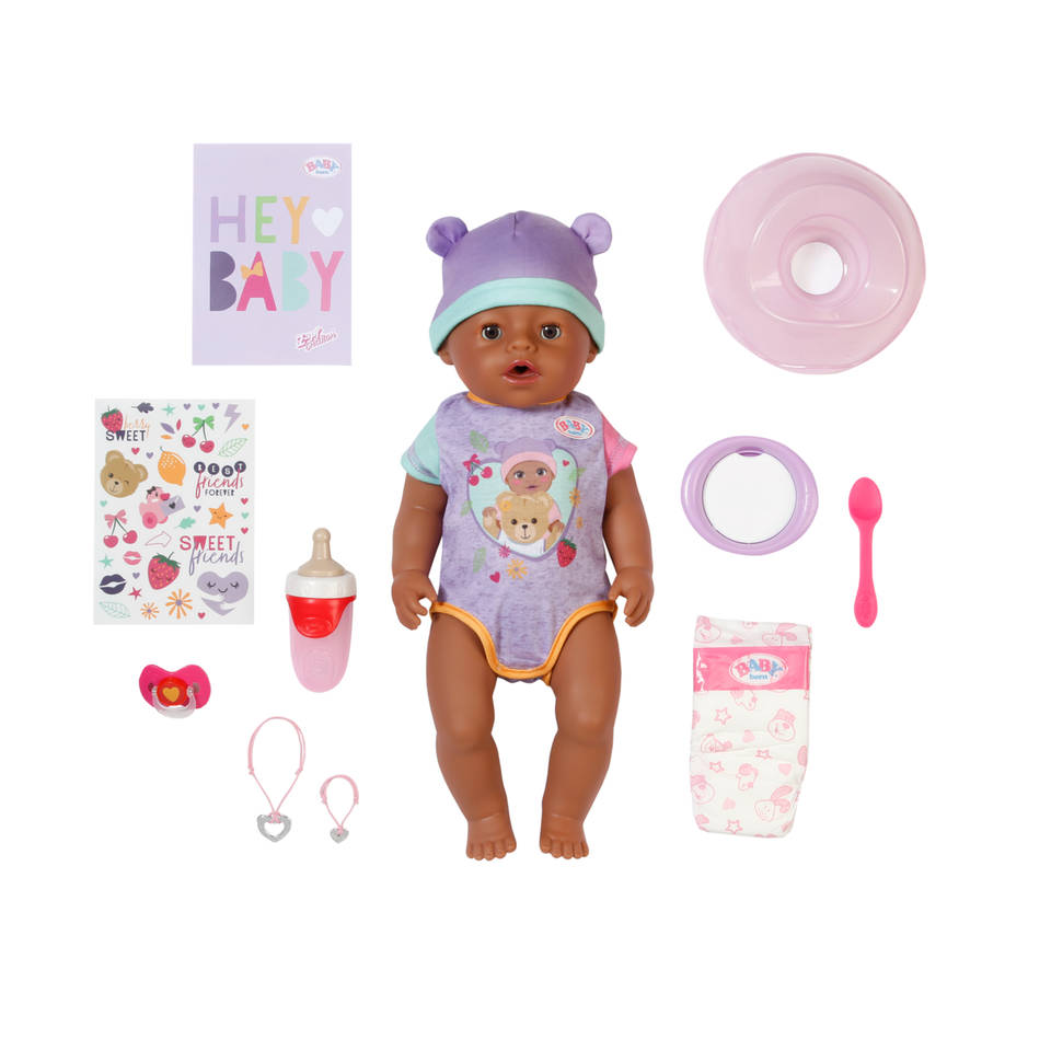 BABY born pop Eva met 10 functies - 43 cm