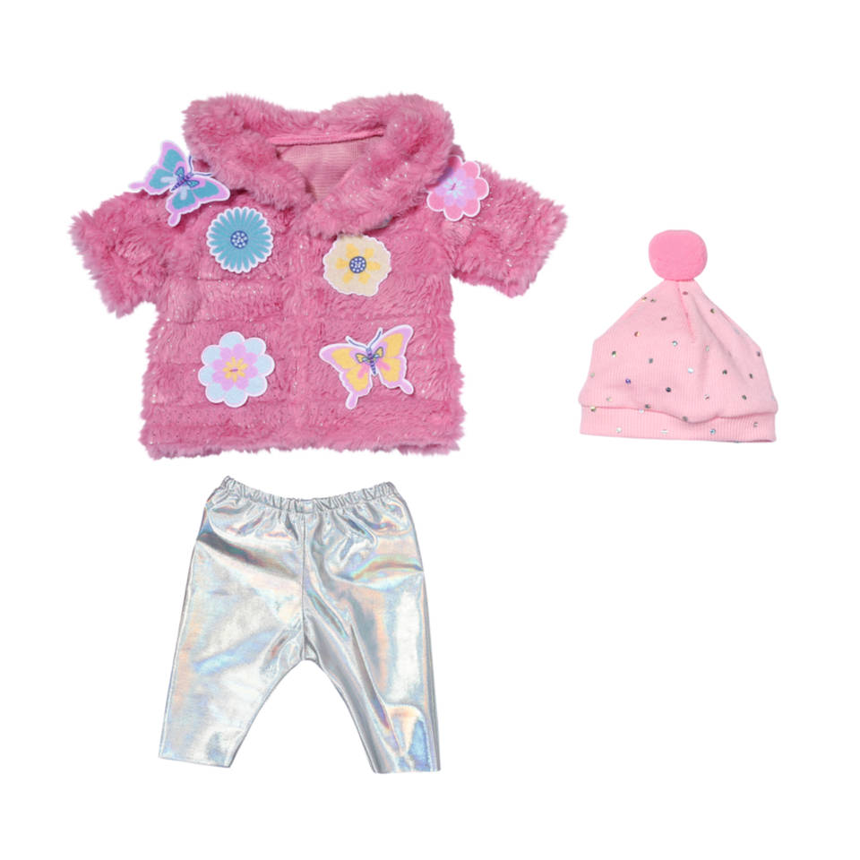 BABY born roze jas kledingset - 43 cm Main Image