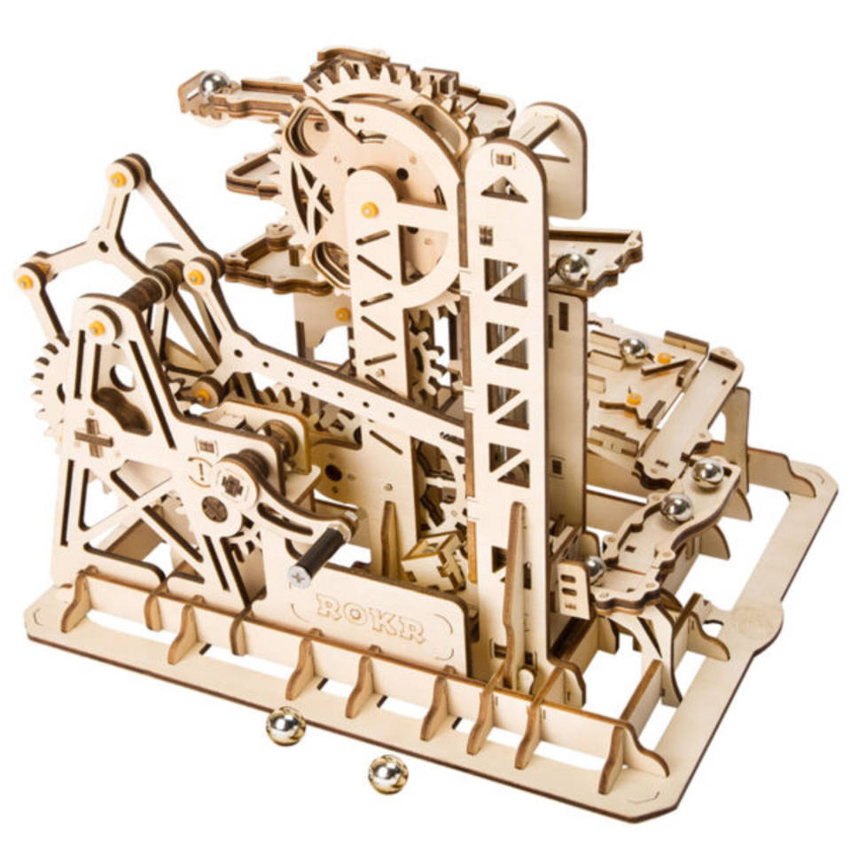 Robotime Marble Run 3D houten knikkerbaan Climber