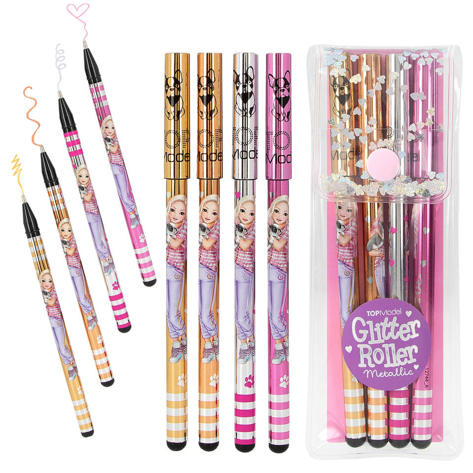 TOPModel glitter gelpen metallic