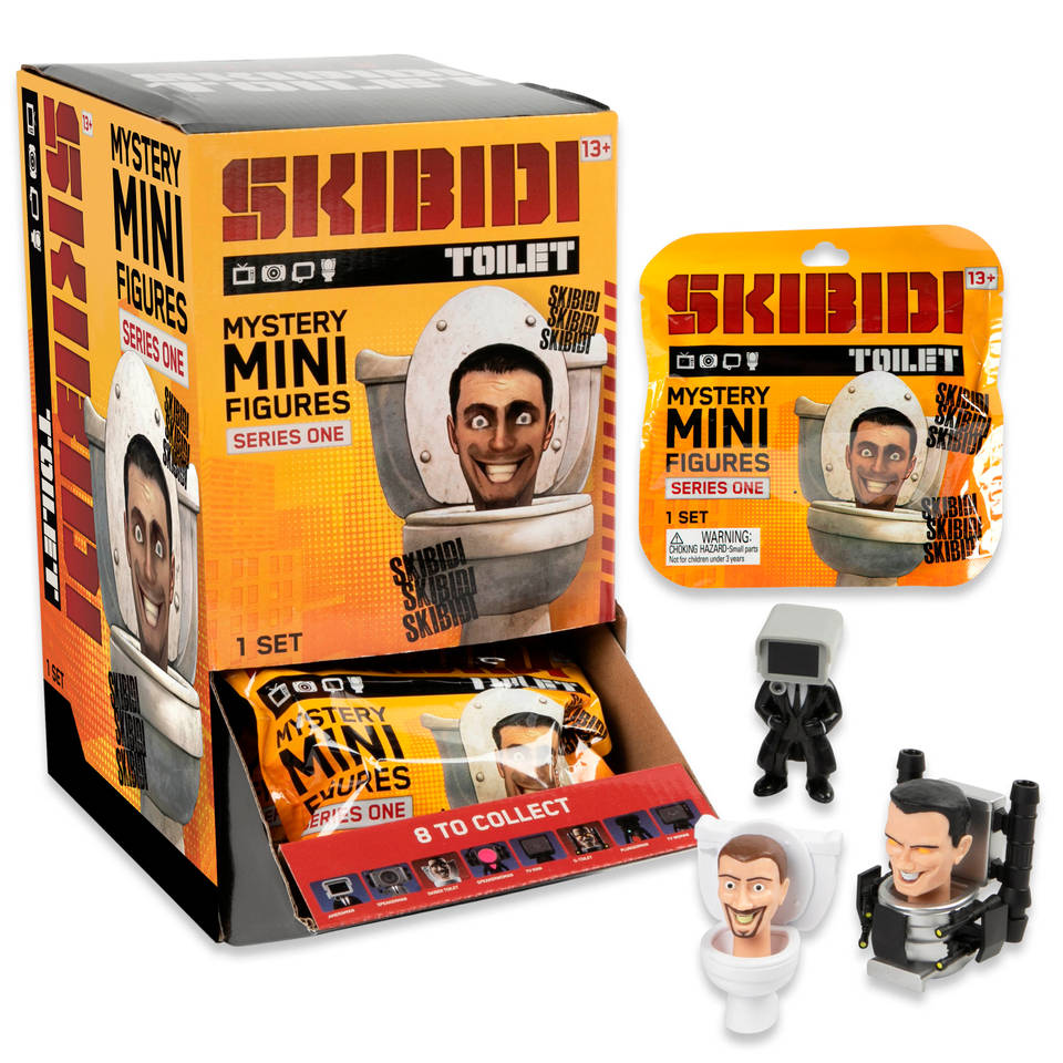 Skibidi Toilet minifiguren mysterie zakje - 6 cm