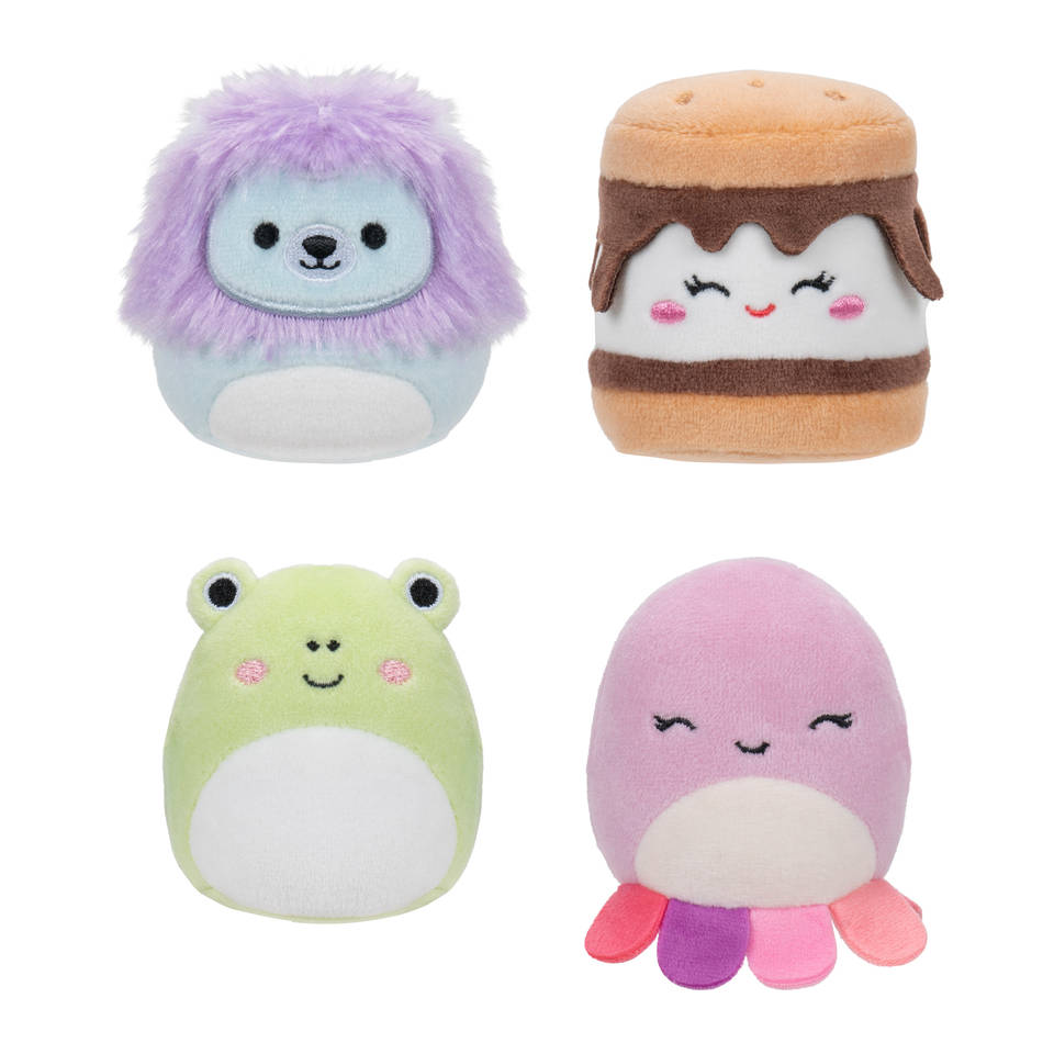 Squishmallows Micromallows knuffelset W 4-delig - 6 cm