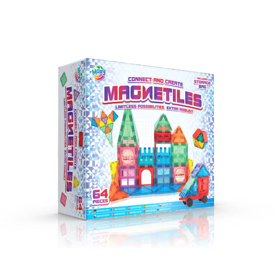 Magnetic Tiles set 64-delig