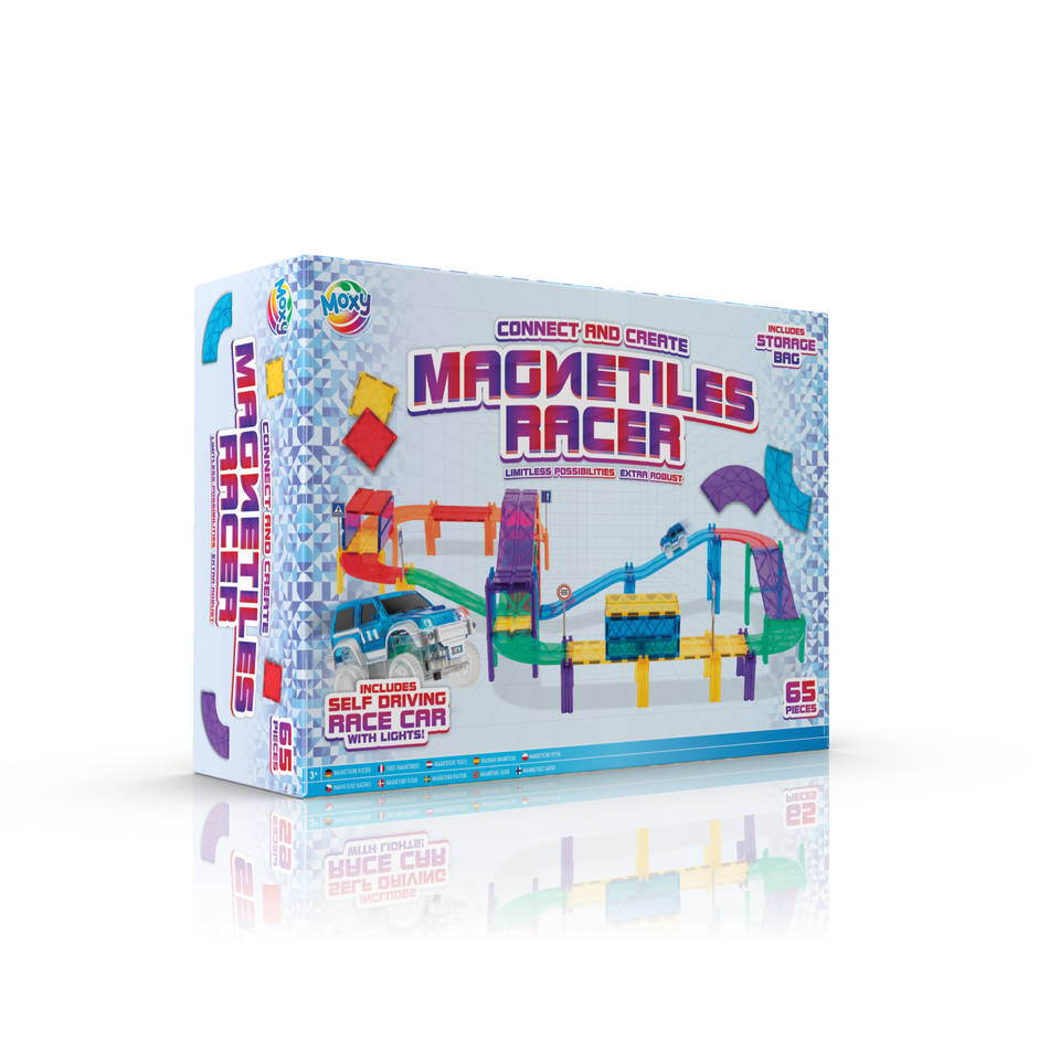 Magnetic Tiles Racer set 65-delig