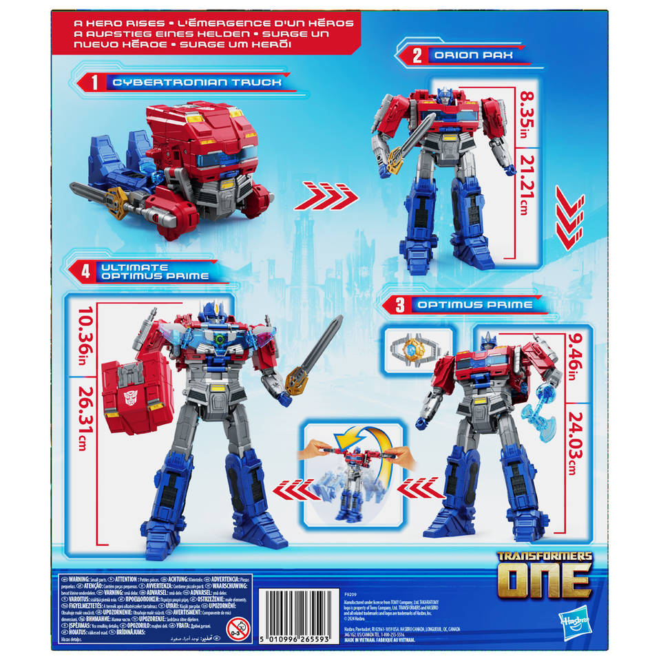 Transformers One figuur Power Flip Optimus Prime