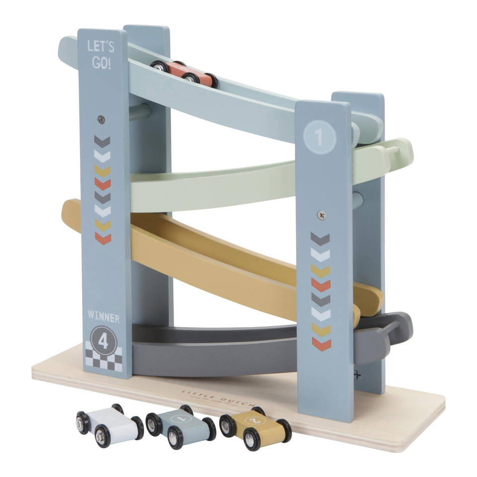 Little Dutch houten rollerbaan Cars Main Image