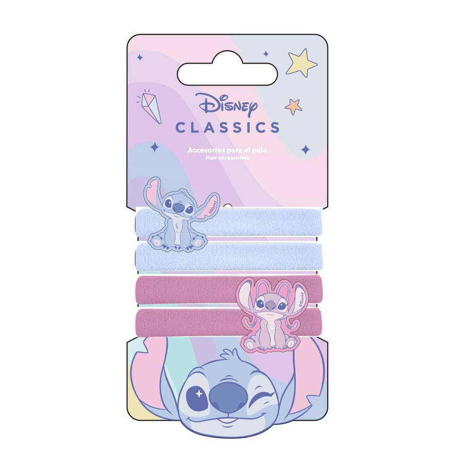 Stitch haarelastiekjes 4-delig
