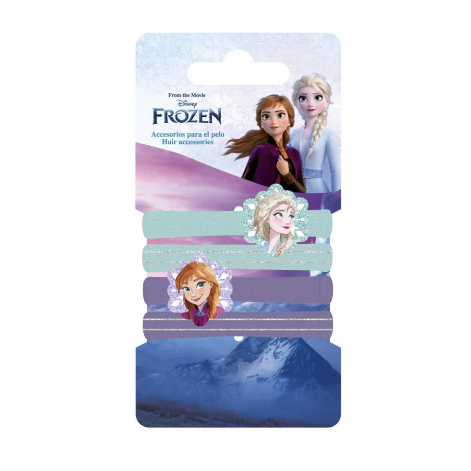 Frozen haarelastiekjes 4-delig