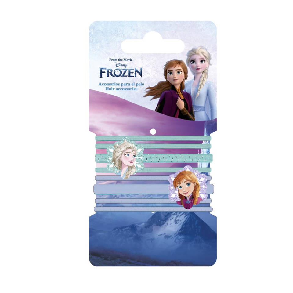 Frozen haarelastiekjes 8-delig Main Image
