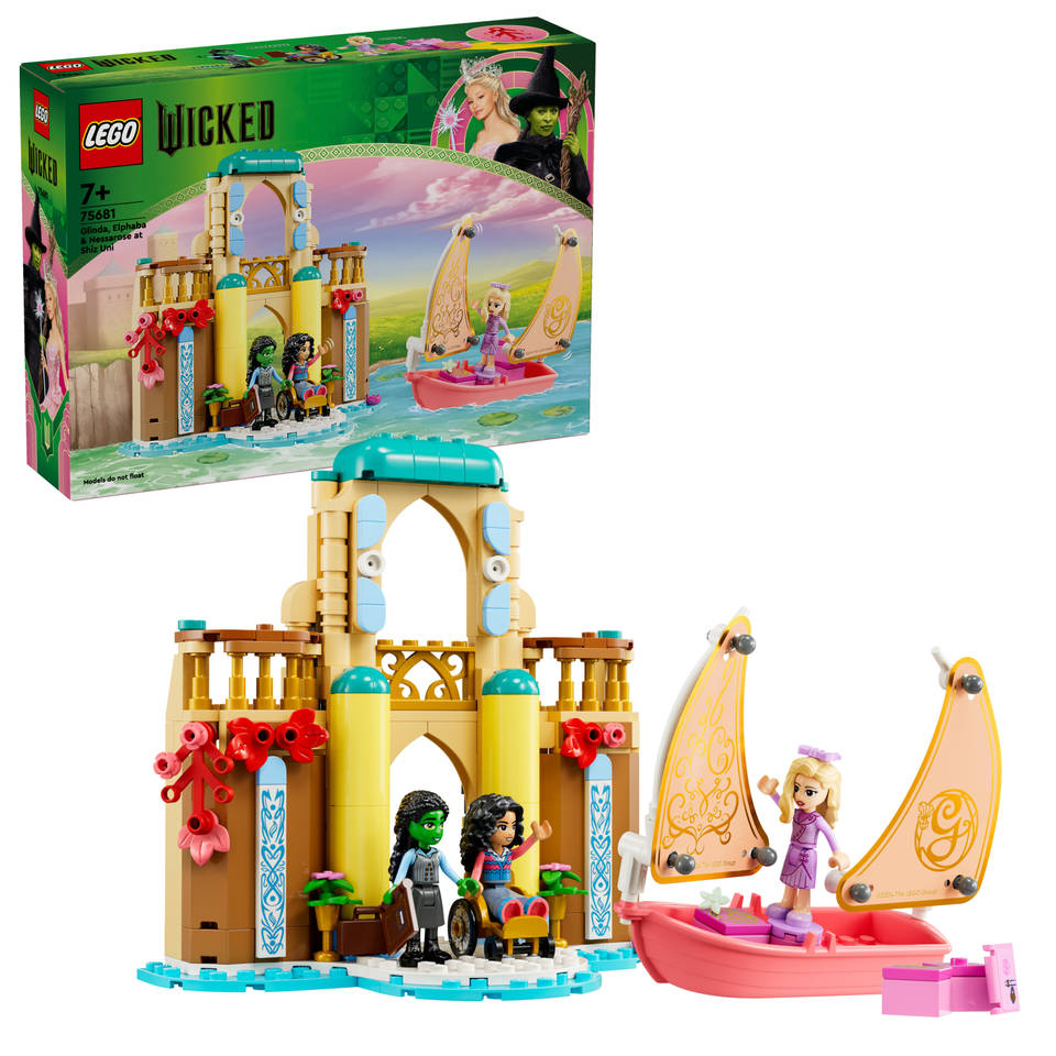 LEGO Wicked Glinda, Elphaba en Nessarose op Shiz University 75681 LEGO Wicked Glinda, Elphaba en Nessarose op Shiz University 75681