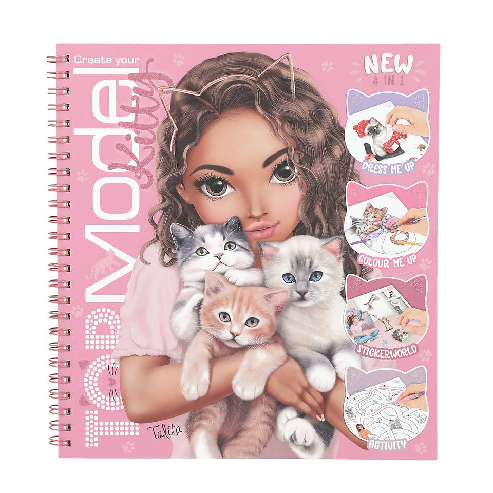 TOPModel Create your kitty kleurboek