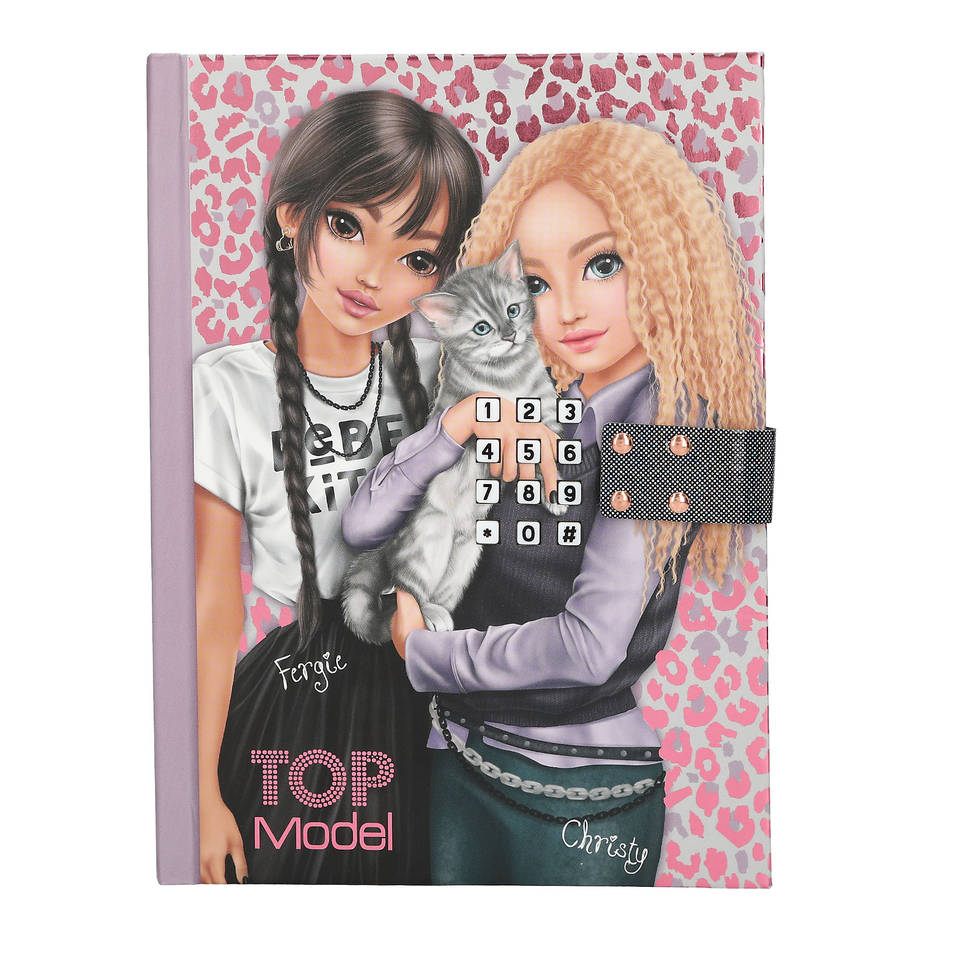 TOPModel Rebel Kitty dagboek met code en geluid