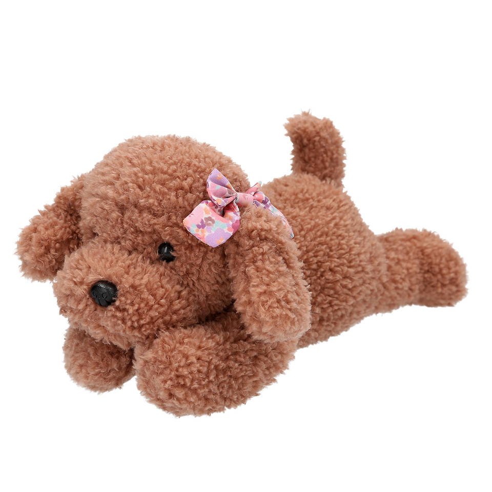 TOPModel Floral knuffel hond - 24 cm