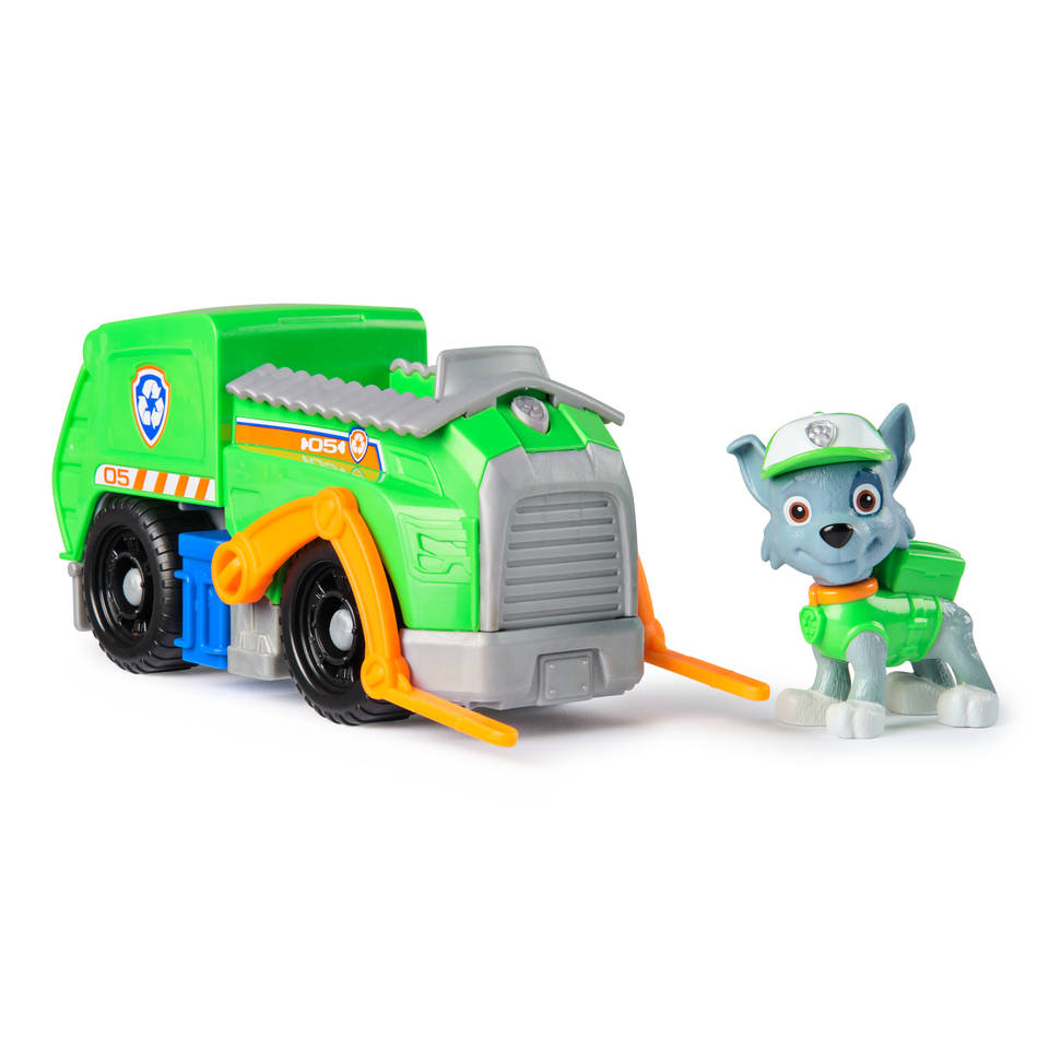 PAW Patrol voertuig met Rocky figuur Main Image