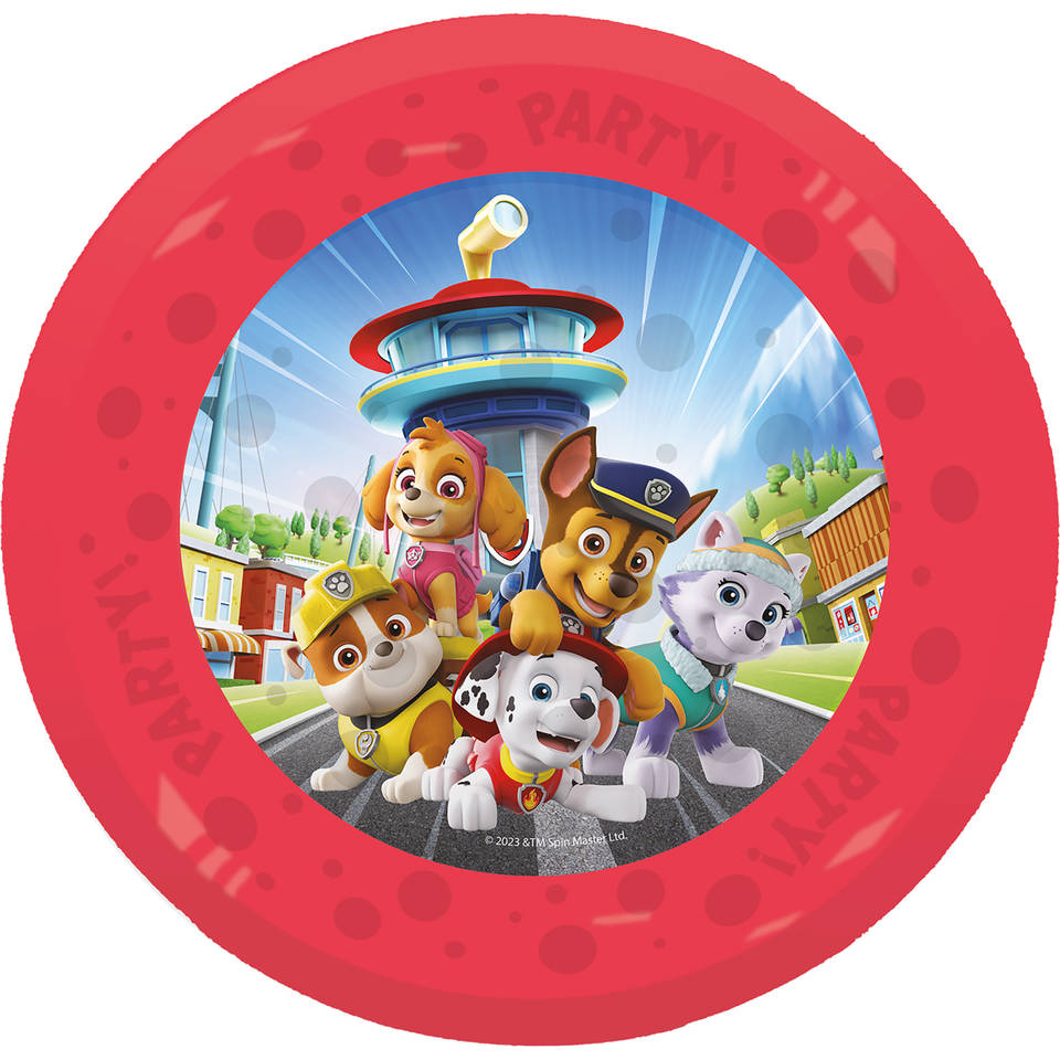 PAW Patrol herbruikbare borden set 4-delig