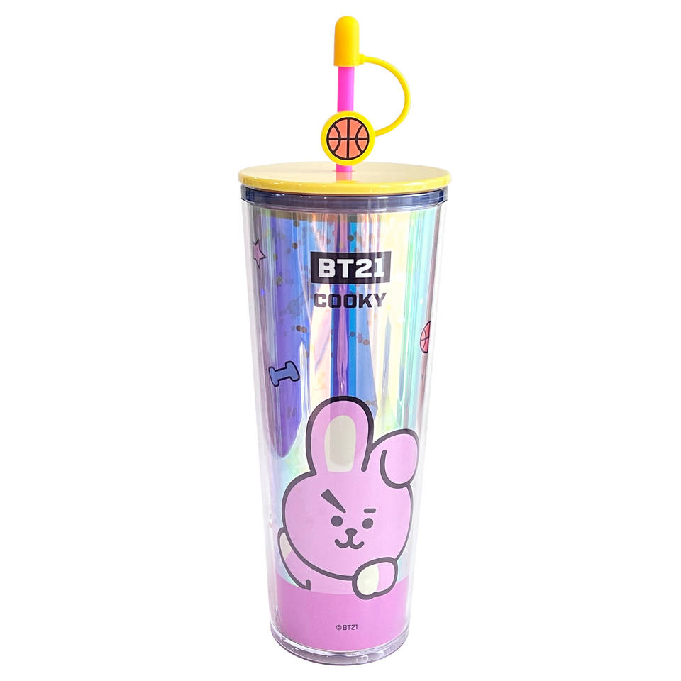 Cooky beker met rietje - 800 ml