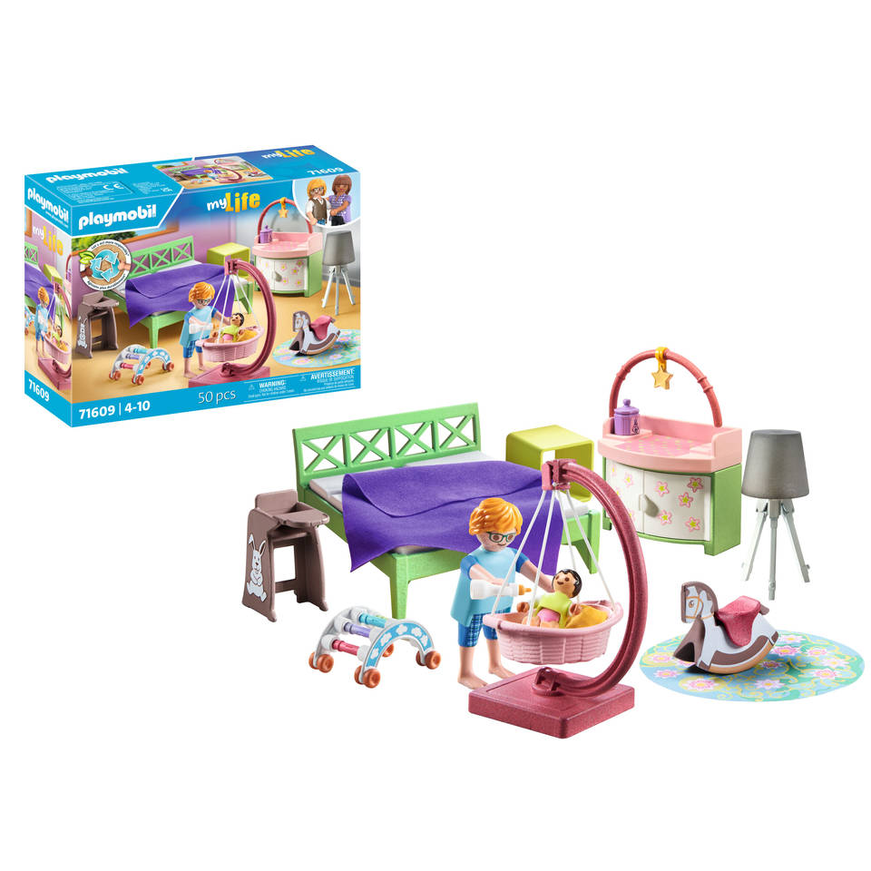 PLAYMOBIL My Life slaapkamer met baby speelhoek 71609 Main Image