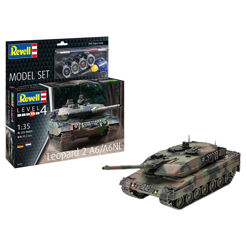 Revell modelset Leopard 2 A6 tank