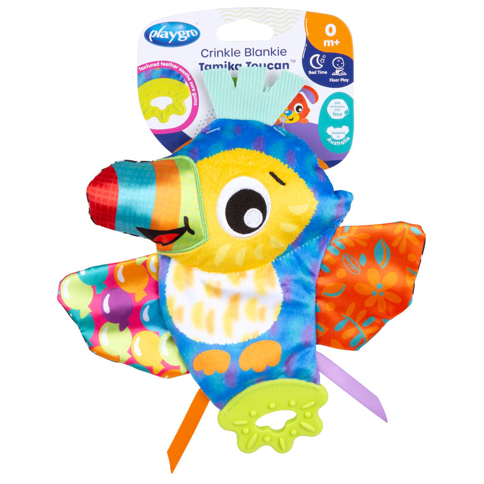 Playgro knisperdoekje Tamica toekan