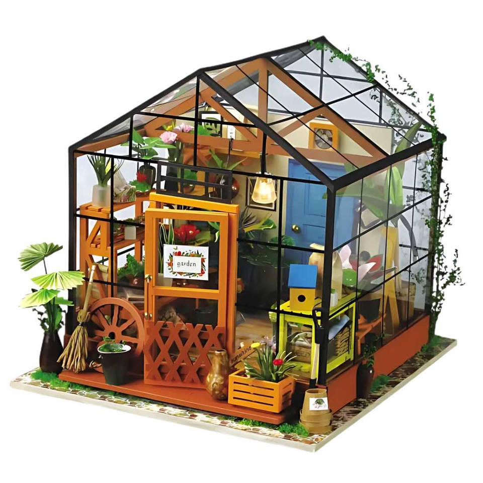 Robotime Rolife DIY huisje Cathy's tuinhuisje