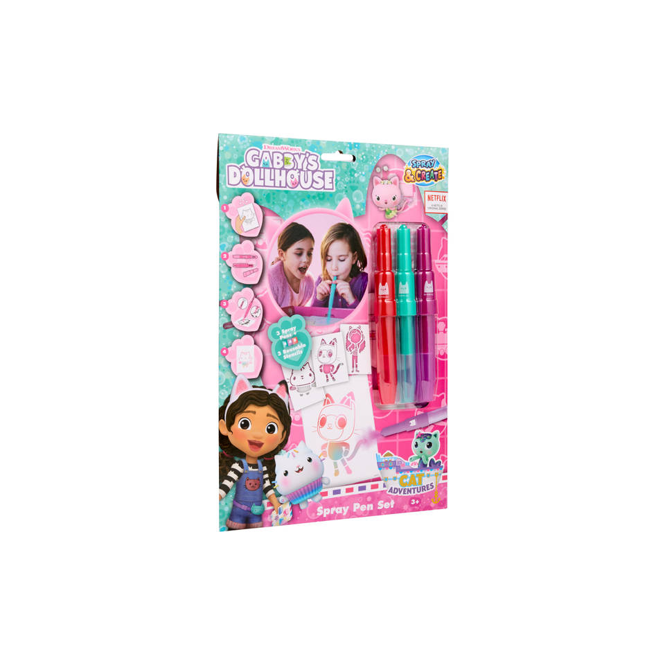 Gabby's Poppenhuis spray pen set