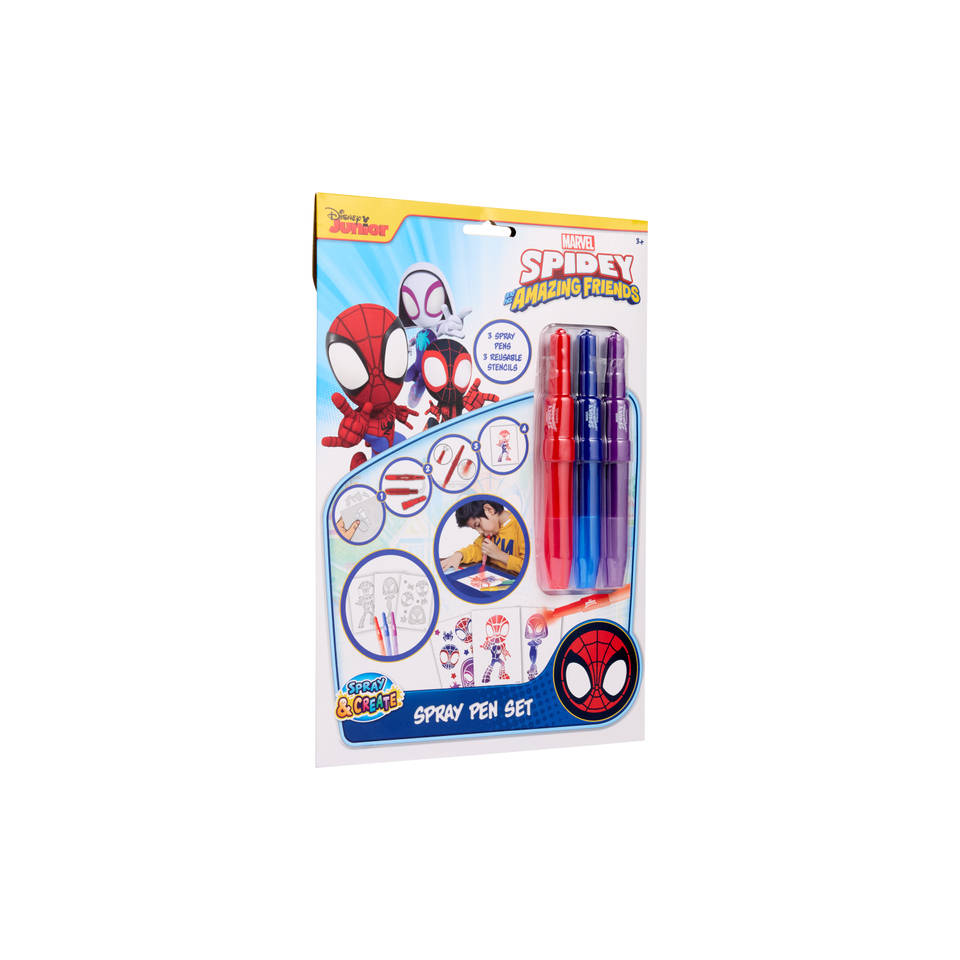 Marvel Spidey and His Amazing Friends spray pen set