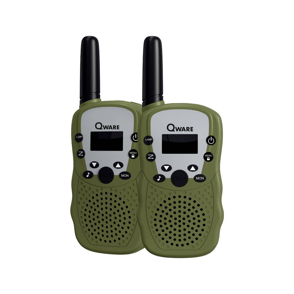 Qware walkie talkie set - groen Main Image