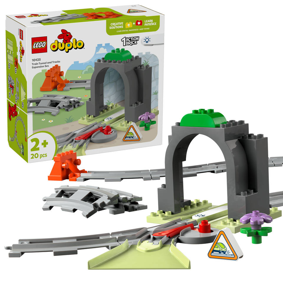 LEGO DUPLO treintunnel en rails uitbreidingsset 10425