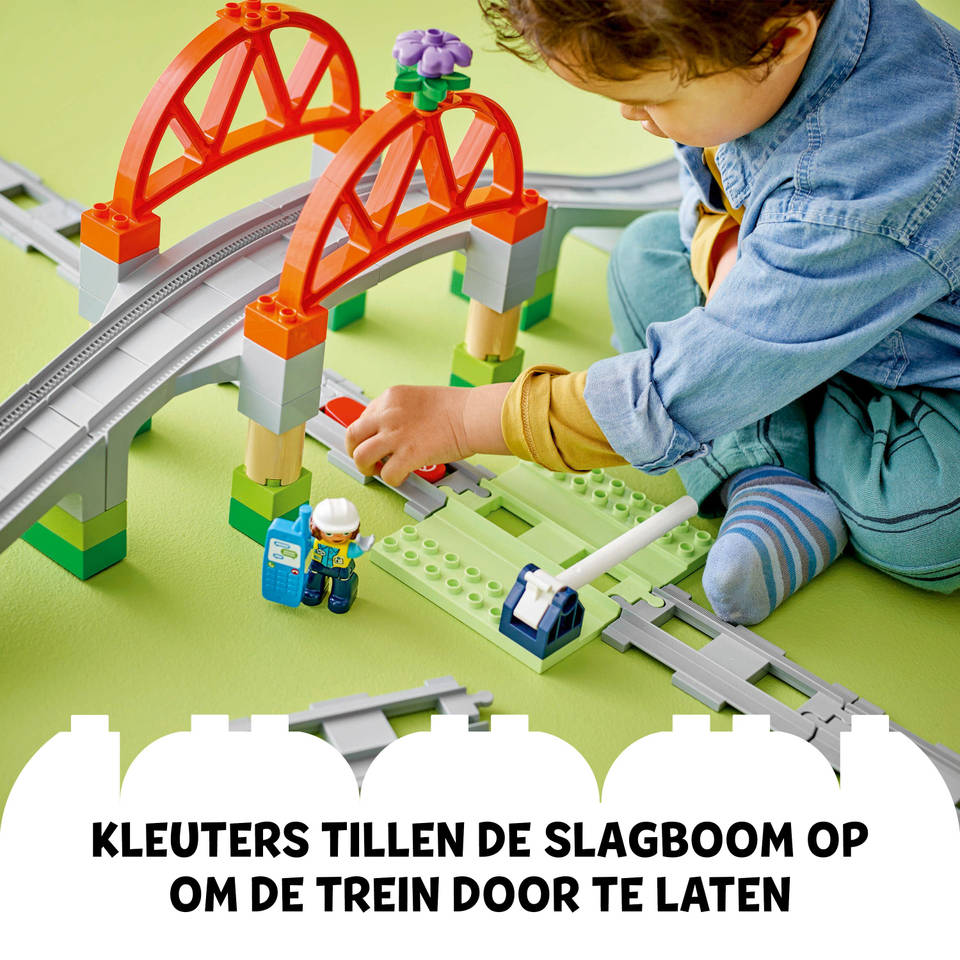 LEGO DUPLO treinbrug en rails uitbreidingsset 10426
